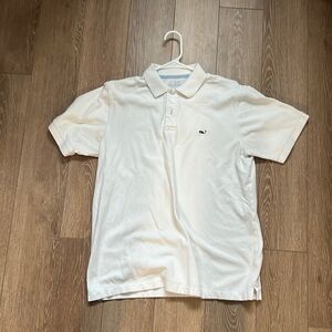 White vineyard vines collared shirt